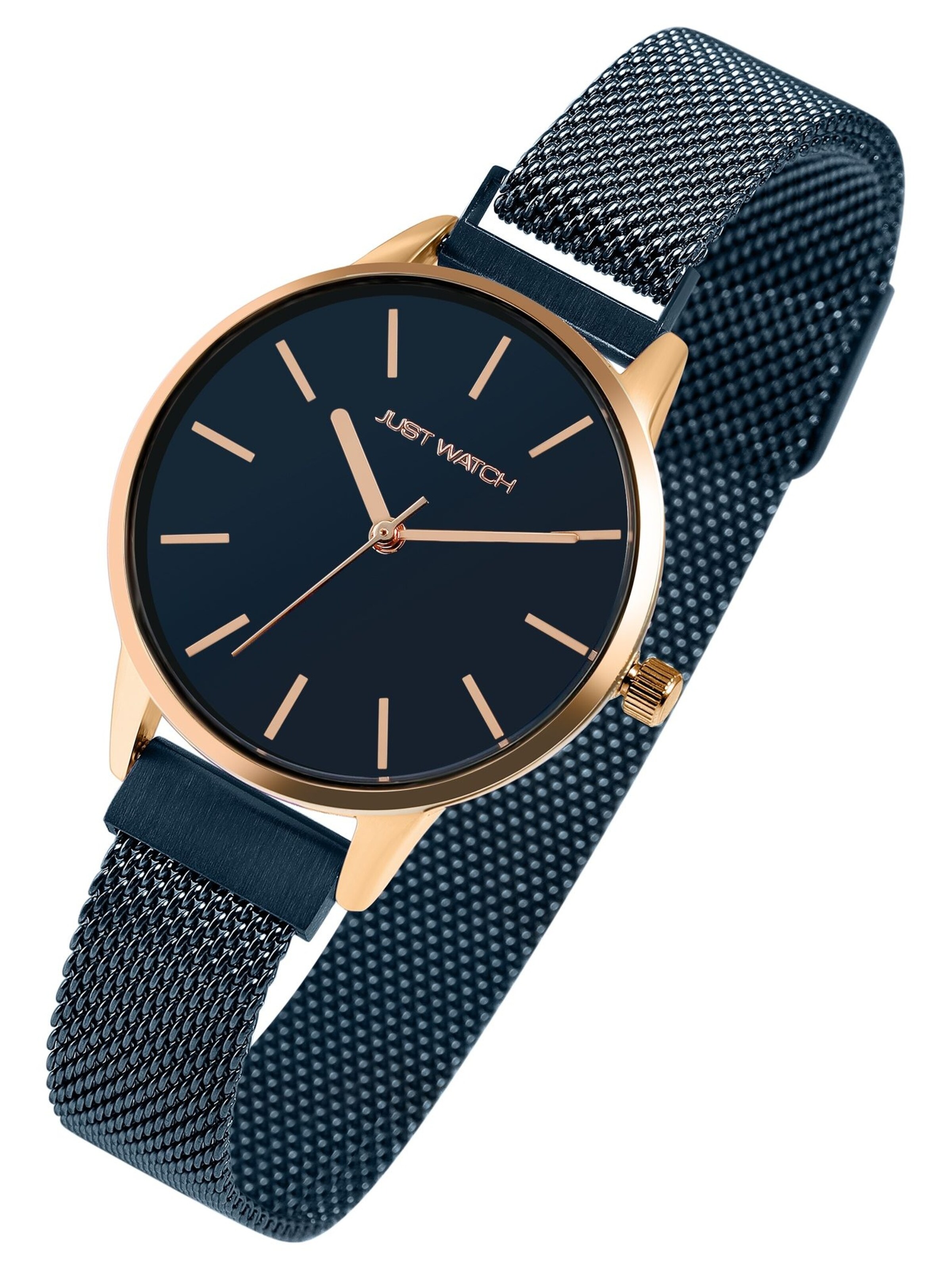 Just Watch Analoguhr 'Malva, 3 ATM'‌‌‌‌‌ in Blau