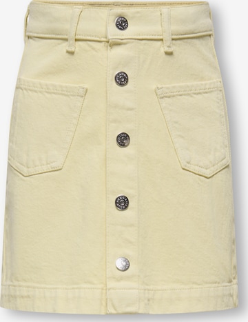 ONLY GIRLS Kjol 'KOGAMAZING' i gul: framsida