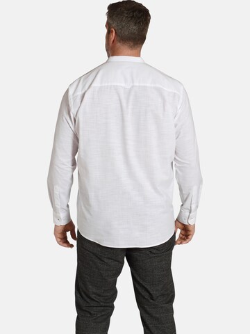 Charles Colby Comfort fit Button Up Shirt ' Duke Tancred ' in White