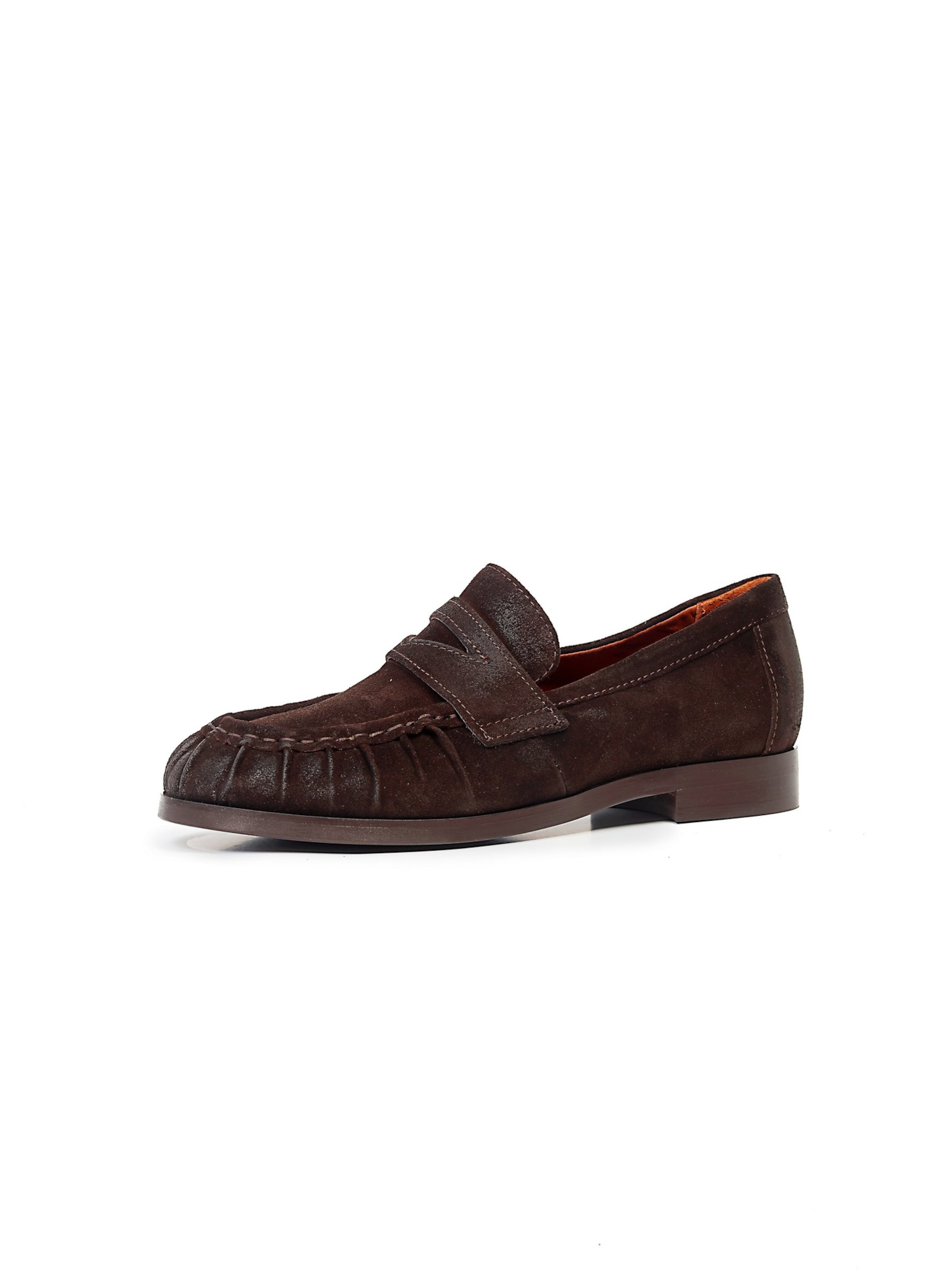 MJUS - Mocassins 'Stefanella' em castanho: frente
