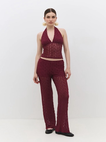 No Matter What Regular Broek in Rood: voorkant
