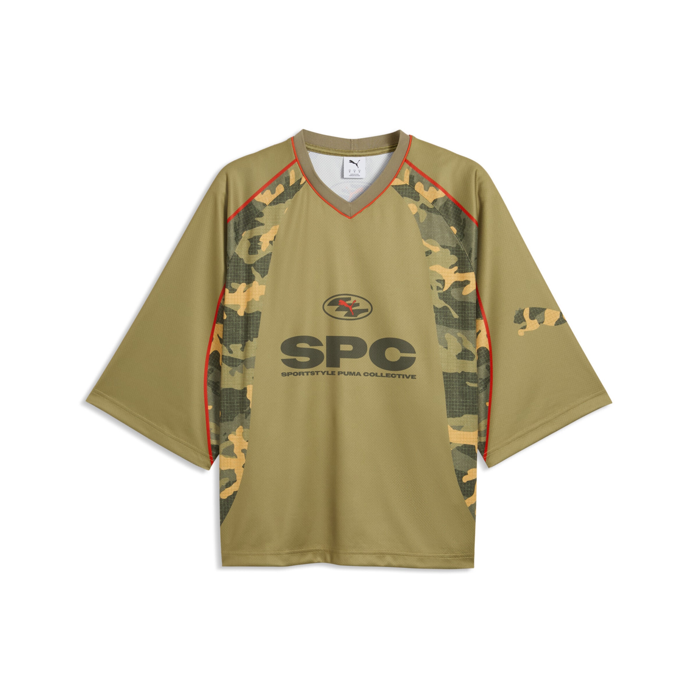 PUMA Tricot in Groen: voorkant