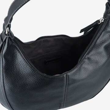 TOM TAILOR Schultertasche 'Luise' in Schwarz