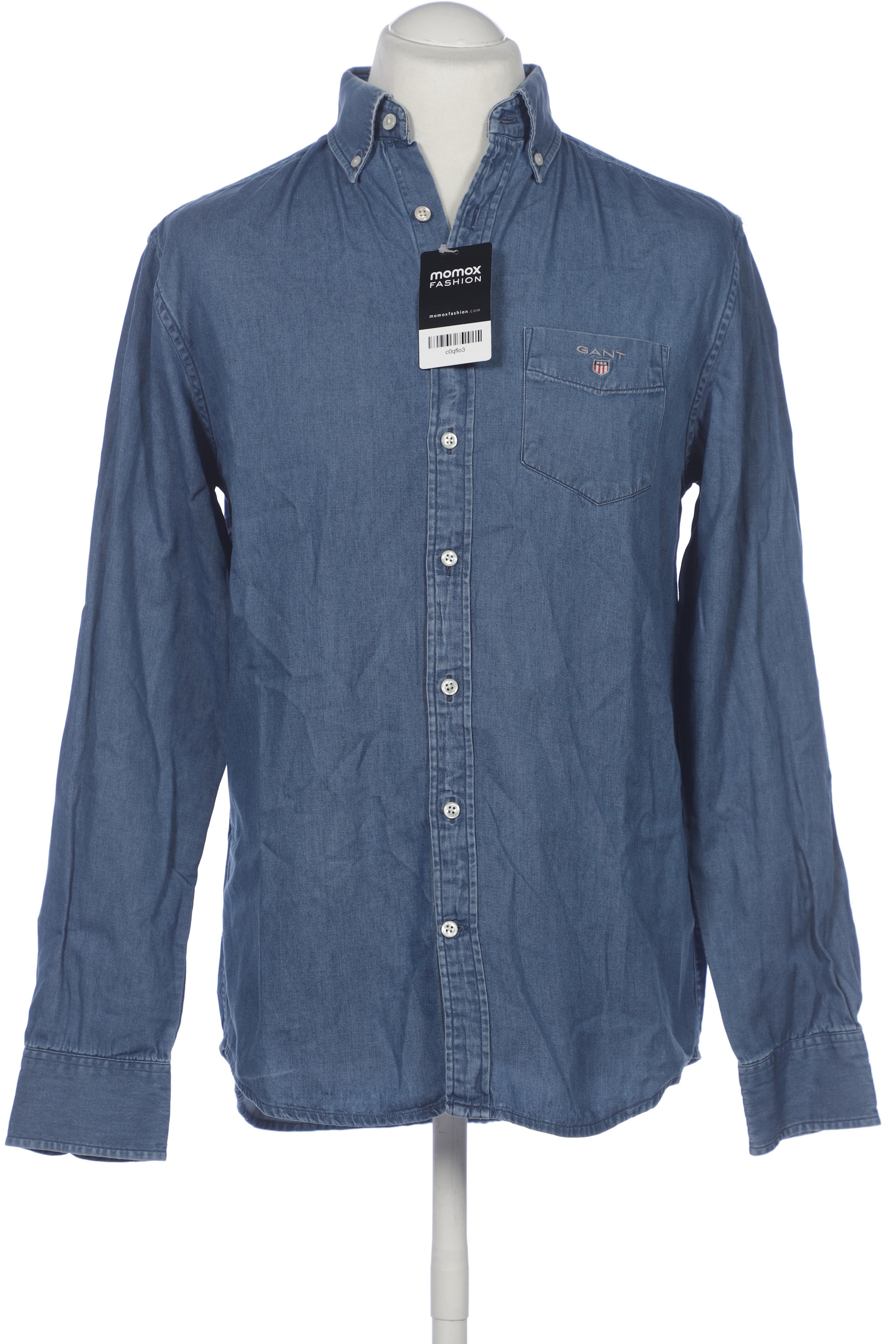 GANT Button Up Shirt in M in Blue: front