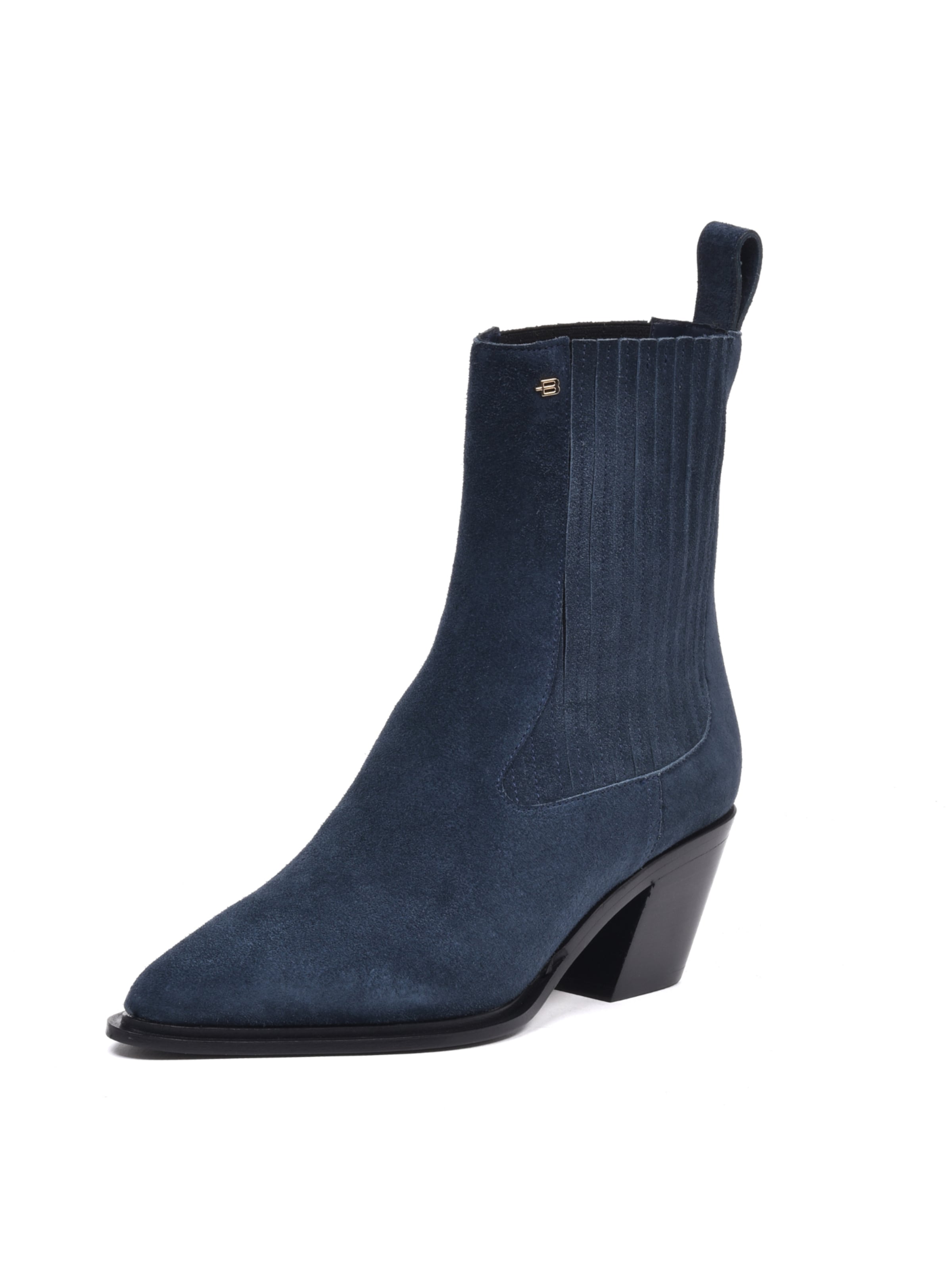 BALDININI Enkellaarsje in Blauw: voorkant