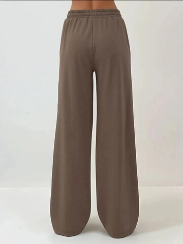 Wide leg Pantaloni sportivi di Hiccup in marrone