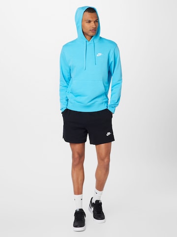 Nike Sportswear Regular fit Μπλούζα φούτερ σε μπλε