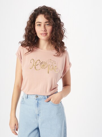 ABOUT YOU T-shirt 'Liddy' i rosa: framsida