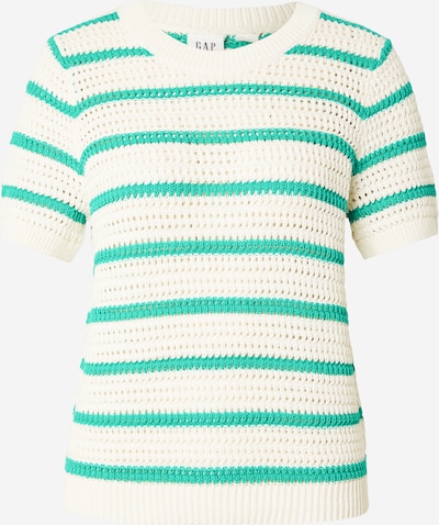 Pulover pe XS GAP pe bej deschis / verde smarald, Vizualizare produs