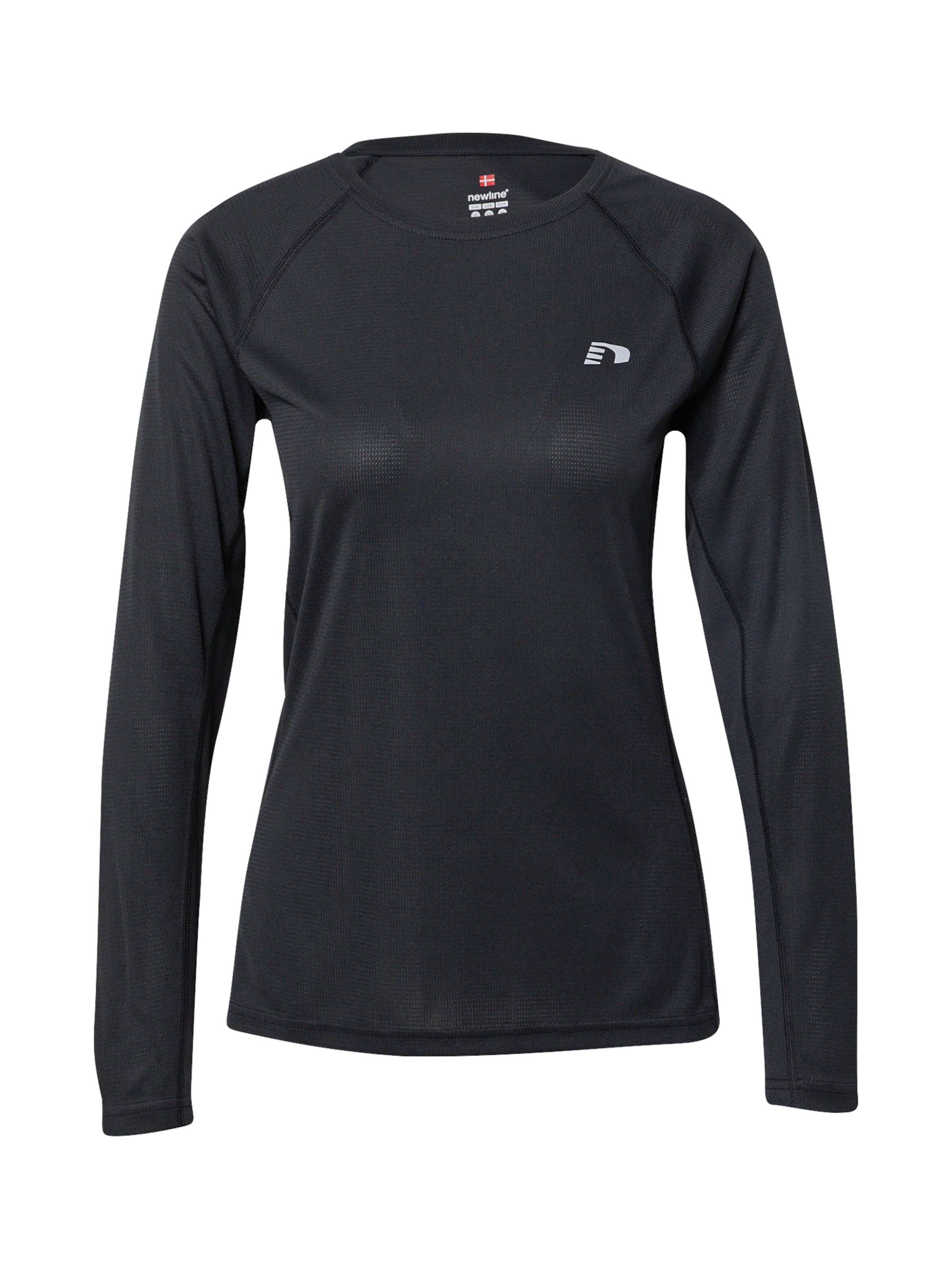 Newline Sportief sweatshirt in Zwart: voorkant