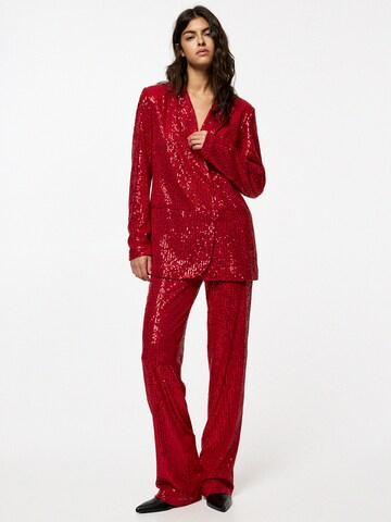Blazer Pull&Bear en rouge