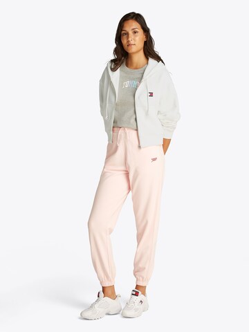 Giacca di felpa di Tommy Jeans in bianco