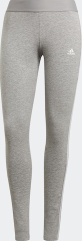 ADIDAS SPORTSWEAR Skinny Športne hlače 'Essential' | siva barva