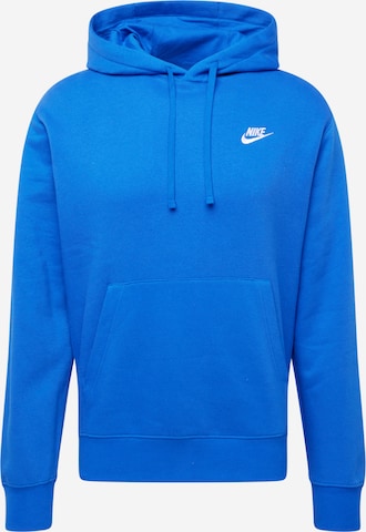 Nike Sportswear Regular fit Sweatshirt 'CLUB FLEECEE' in Blauw: voorkant