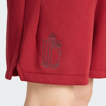 ADIDAS PERFORMANCE Regular Sportbroek 'Belgium' in Rood