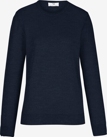 Peter Hahn Pullover aus 100% Schurwolle in Blau: predná strana