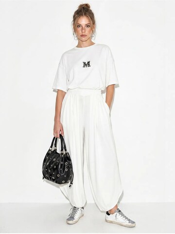 Pantalons de tailleur Bianco Lucci en blanc