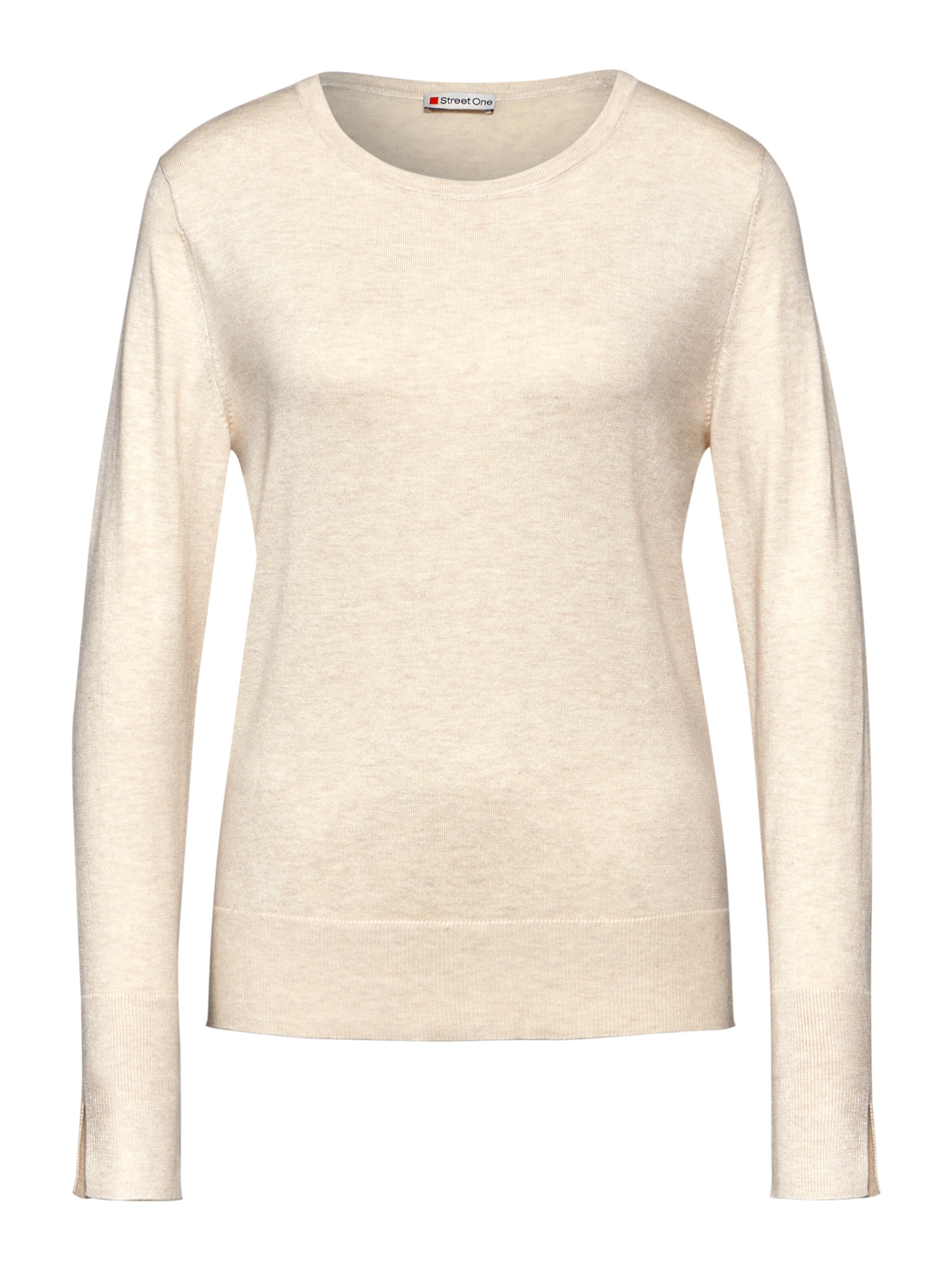 STREET ONE Pullover in creme, Produktansicht