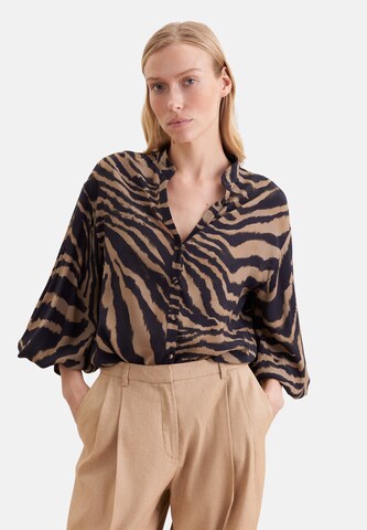 SEIDENSTICKER Blouse in Brown: front