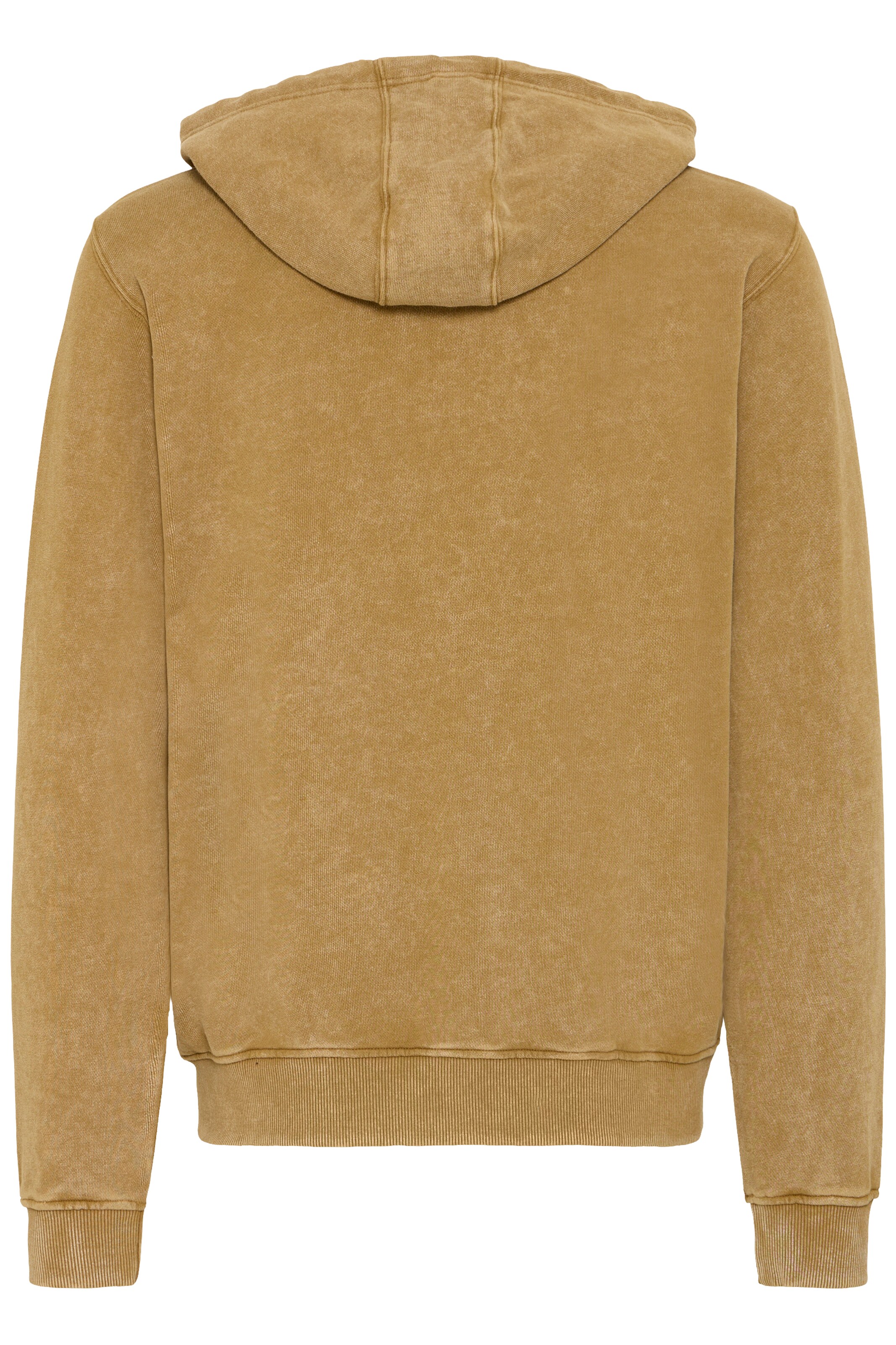 BLEND Zip-Up Hoodie in Yellow
