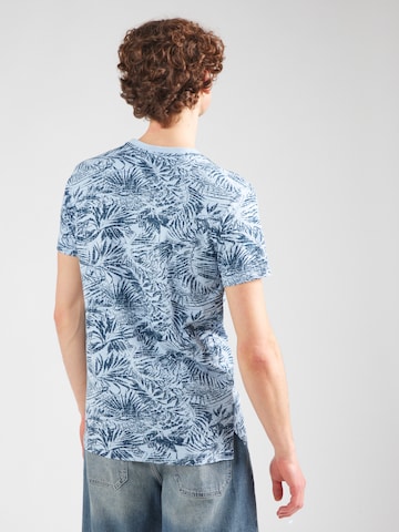 INDICODE JEANS Shirt 'Palme' in Blauw