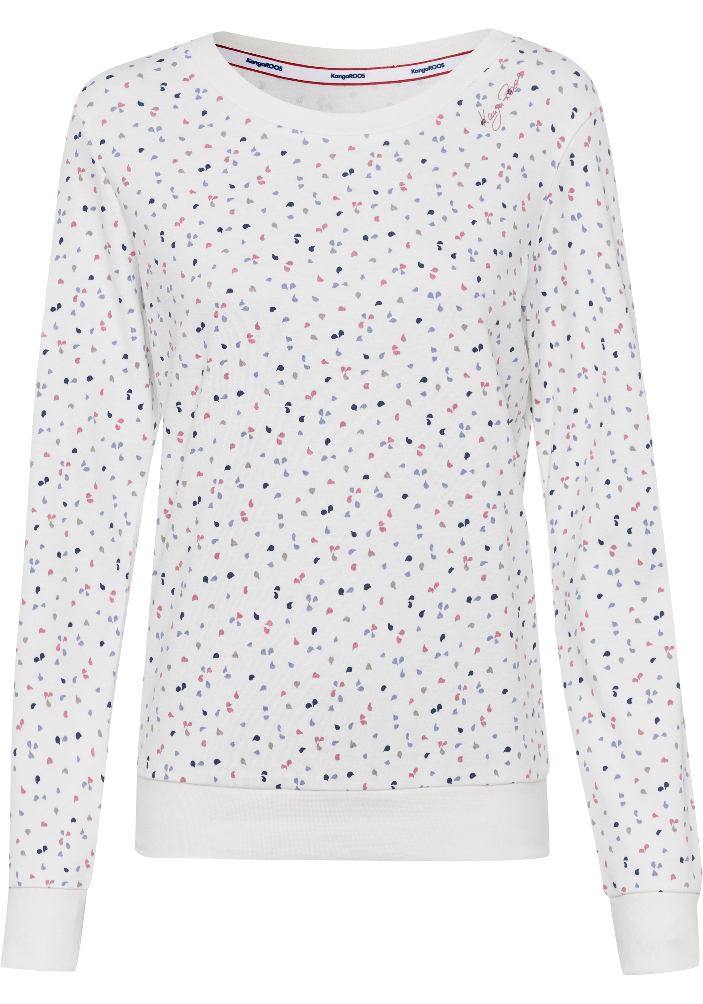 KangaROOS Sweatshirt in Weiß: Vorderseite