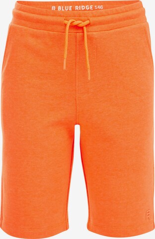 WE Fashion Slimfit Bukser i orange: forside