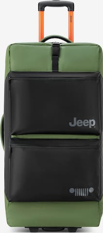 Trolley 'JS006B' di Jeep in verde: frontale