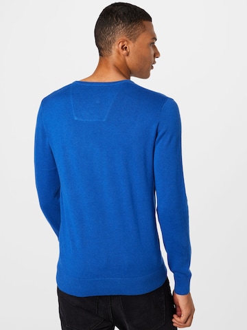 TOM TAILOR Regular Fit Pullover in Blau