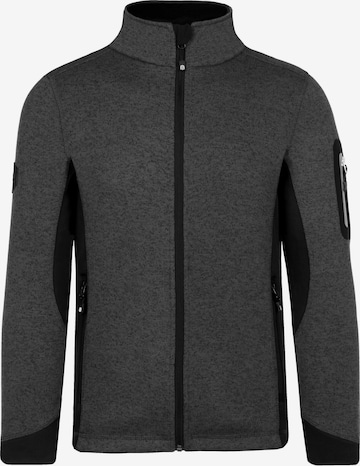 normani Athletic Fleece Jacket 'Wapusk' in Grey: front