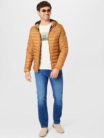 BLEND Winter Jacket in Brown