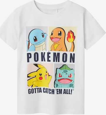Maglietta 'Dazz Pokemon' di NAME IT in bianco: frontale