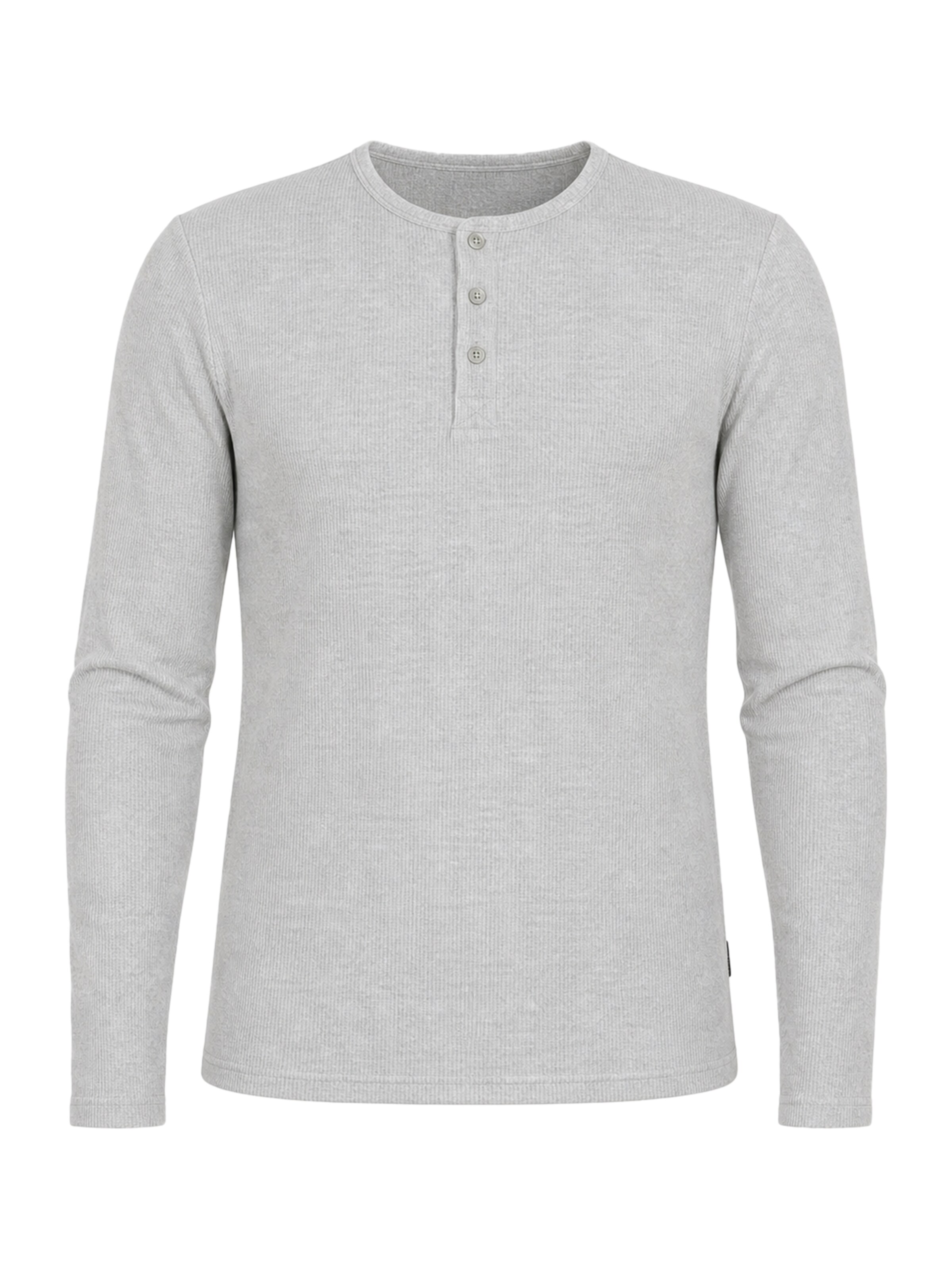 BRAVE SOUL Shirt in Grijs: voorkant
