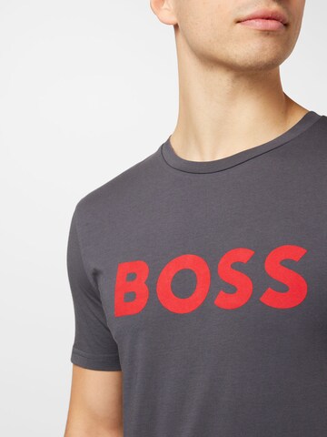 Tricou 'Thinking 1' de la BOSS pe gri