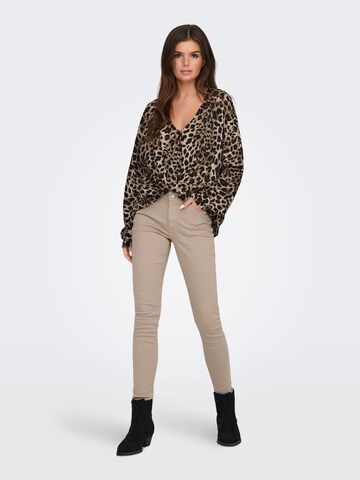 ONLY Skinny Jeans 'ONLBlush' in Braun