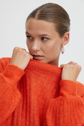 ICHI Strickpullover 'Kamara' in Rot