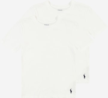 T-Shirt Polo Ralph Lauren en blanc : devant