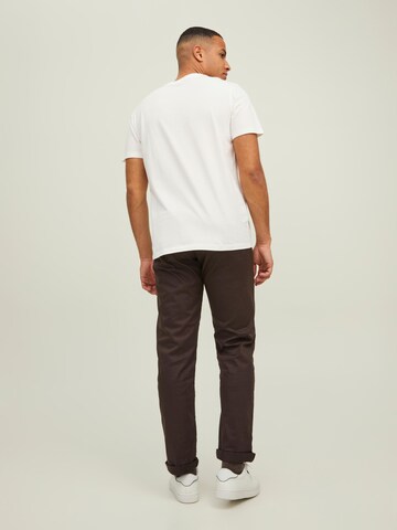 T-Shirt 'BOOSTER' JACK & JONES en blanc