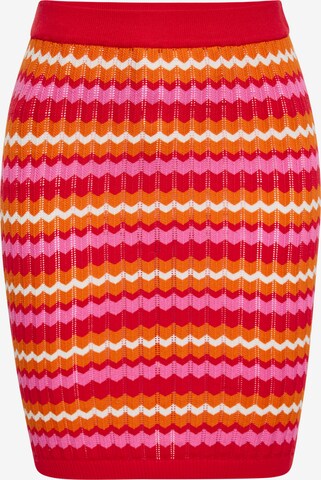 ebeeza Skirt in Red: front
