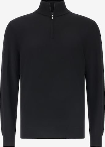 Pull-over Boggi Milano en noir : devant