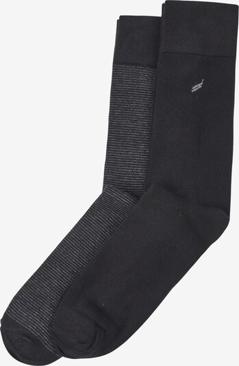 HECHTER PARIS Chaussettes en gris foncé / noir, Vue avec produit