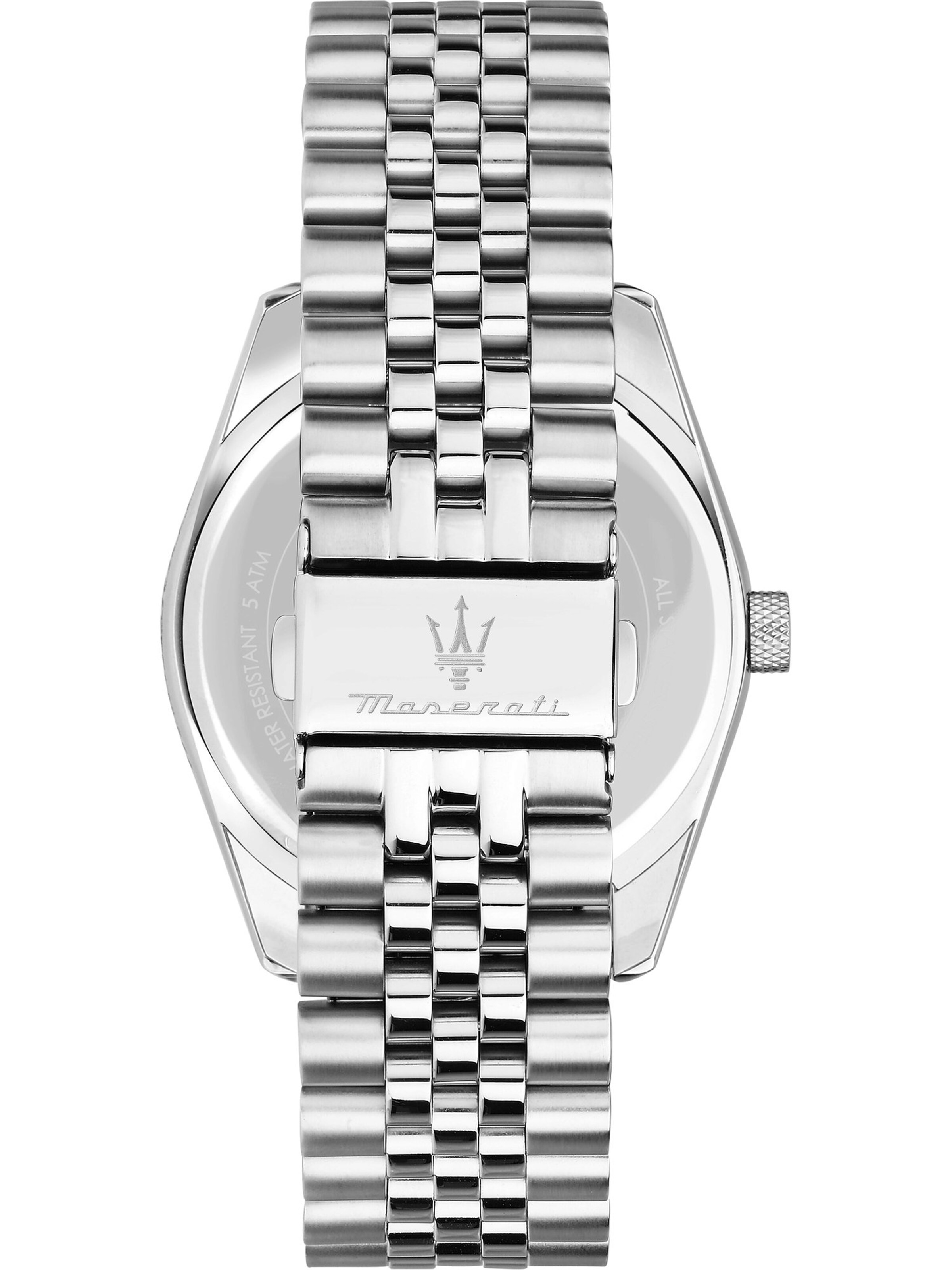 Maserati Uhr in Silber