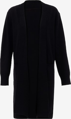 dulcey Knit Cardigan in Black: front