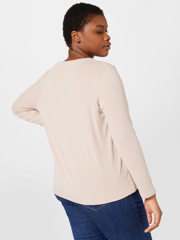 ABOUT YOU Curvy T-shirt 'Felice' i beige