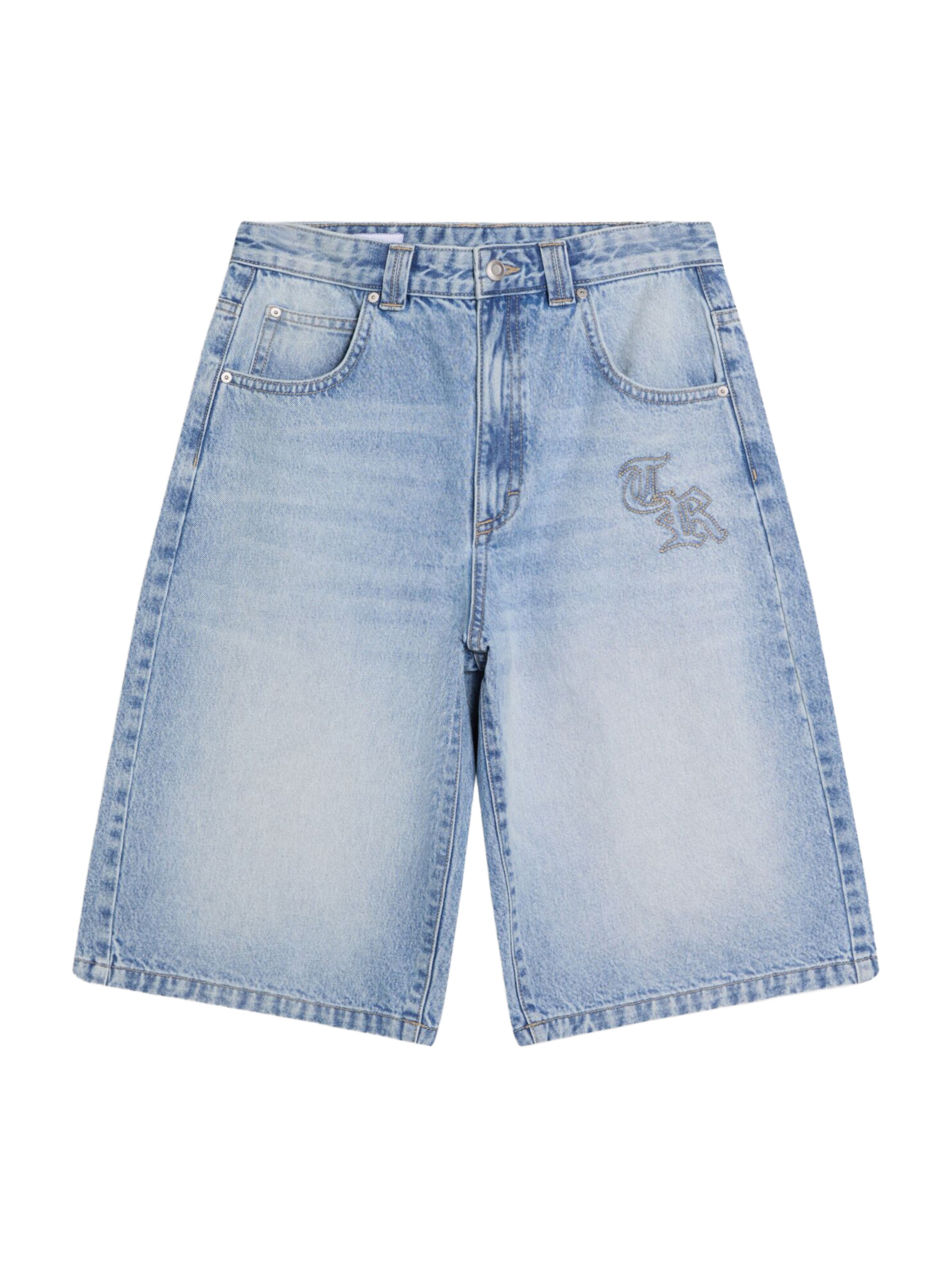 Bershka Jeans in 34 in de kleur Blauw denim, Productweergave