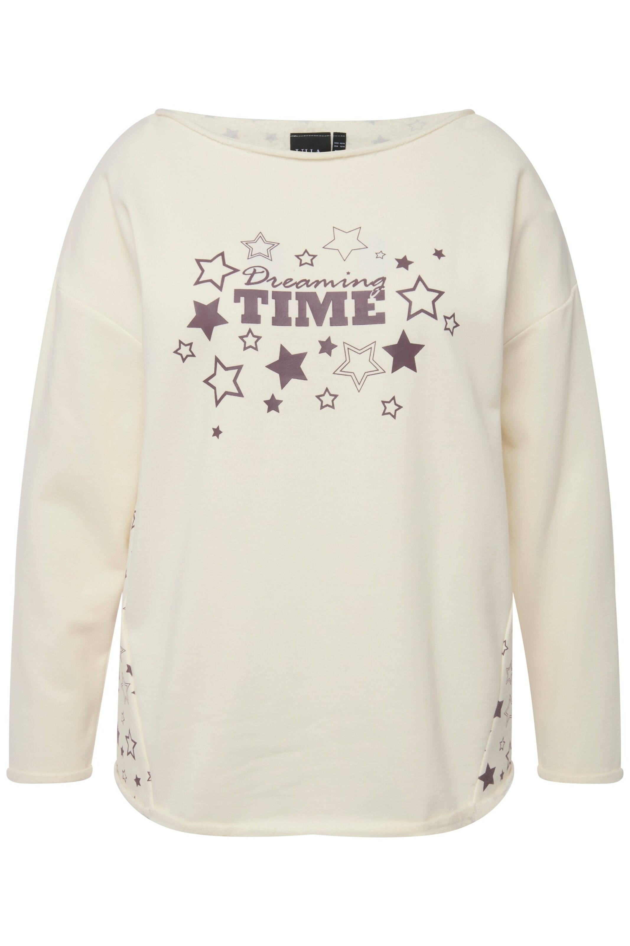 Ulla Popken Sweatshirt in Beige: voorkant