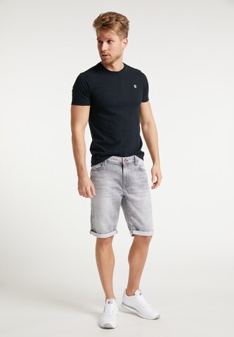 Petrol Industries - regular Sudadera con cremallera en gris