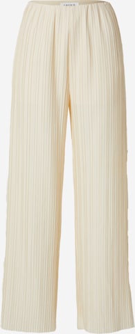 EDITED רגל רחבה מכנסיים 'Melisa' בלבן: מלפנים