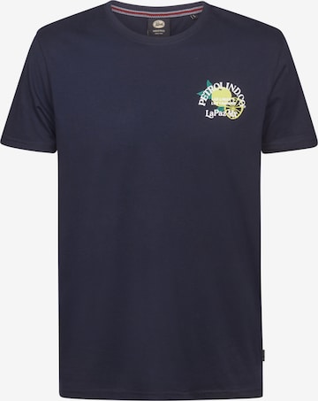 T-Shirt 'Petrol Industries - Heren t-shirt' PETROL en bleu : devant