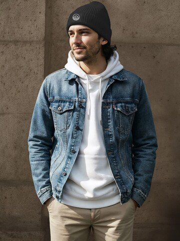 Neverless Beanie 'Mountain' in Black